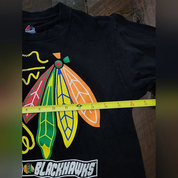 🏒 Chicago Blackhawks Long Sleeve Crewneck Tshirt in size Small - Picture 3 of 10